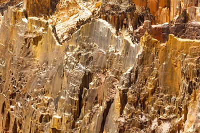 Full frame shot of rock formation