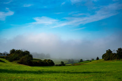 Scenic view of landscape against sky