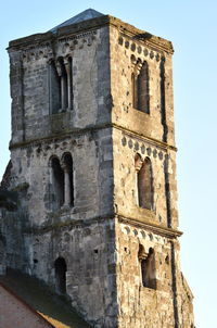 Low angle view of old building