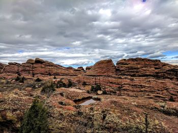 Scenic view of landscape against sky