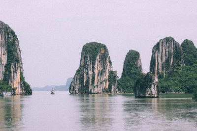 Panoramic view of sea against sky