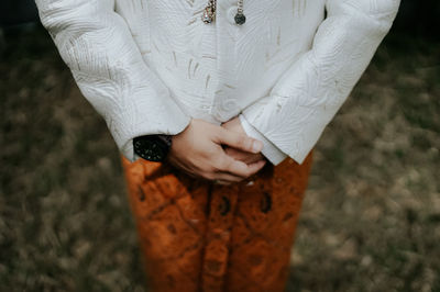 Javanese groom's traditional dress