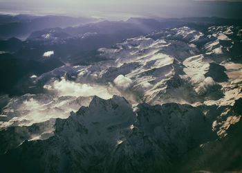 Scenic view of mountains