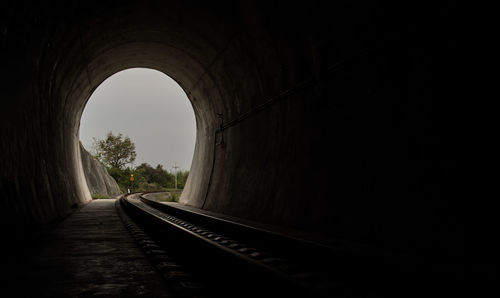 Interior of tunnel