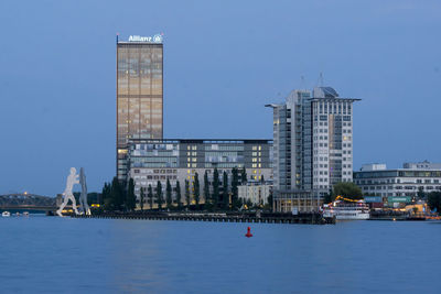 View of city at waterfront