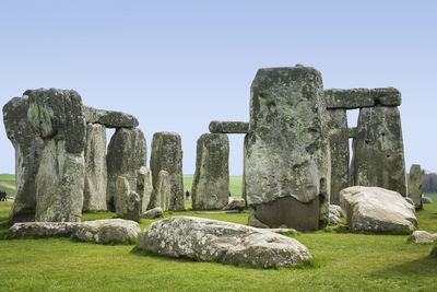 View of stone wall