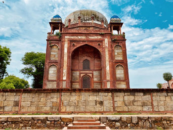 Low angle view of historical building