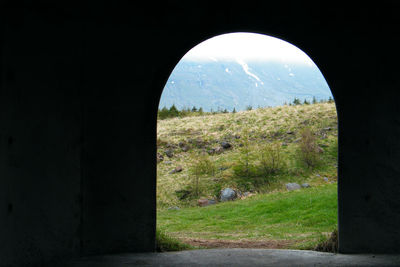 View of landscape against sky