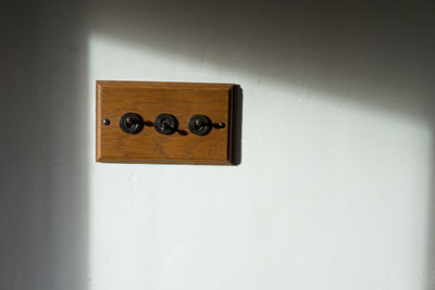 Close-up of closed door