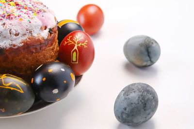Close-up of food on table