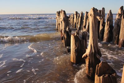 Panoramic view of sea against sky