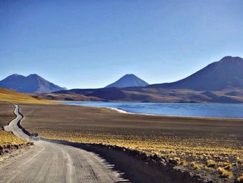 Scenic view of mountains