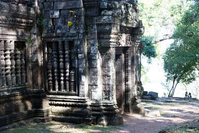 View of old ruin building