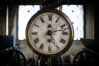 Close-up of clock