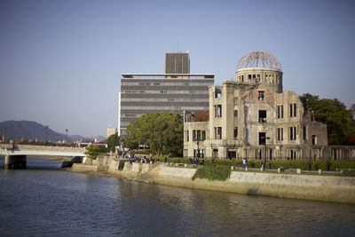 View of buildings at waterfront