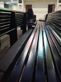 Escalator in sunlight