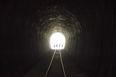 Illuminated tunnel