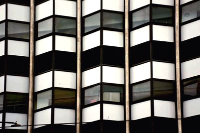 Low angle view of modern glass building