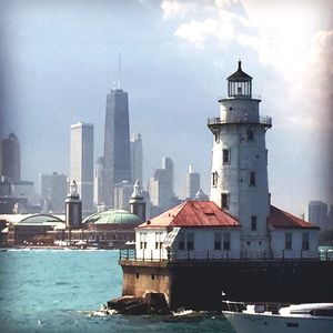 City skyline against sky