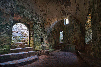 Archway of old building