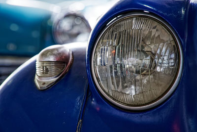 Close-up of vintage car