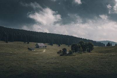 Scenic view of landscape against sky