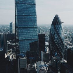 Skyscrapers against sky