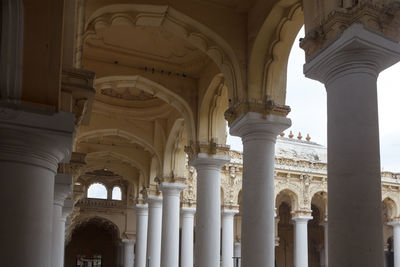 Low angle view of historical building
