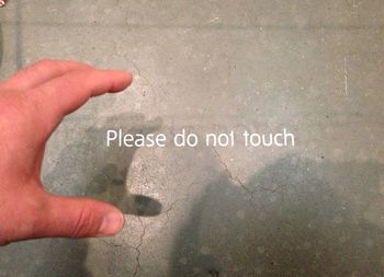 Close-up of human hand