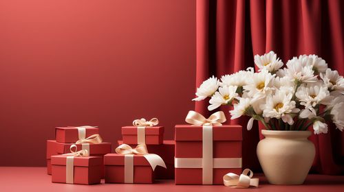 Close-up of christmas decorations on table