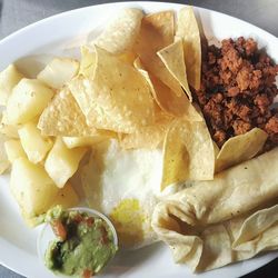 Close-up of food in plate