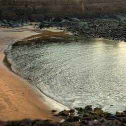 View of rocks at beach