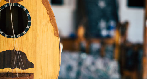 Close-up of guitar