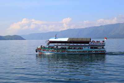 Ferry boats on lake toba, north sumatra, indonesia