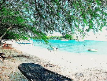 Scenic view of calm sea