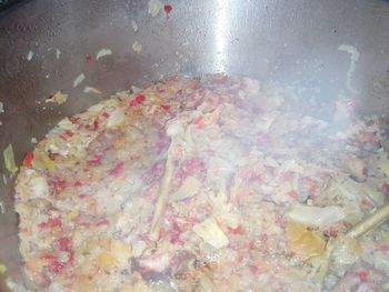 Close-up of water in container