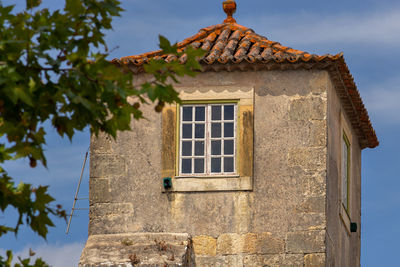 Low angle view of building against sky