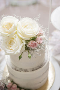 Close-up of rose bouquet