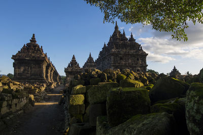 View of temple against sky