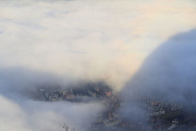 View of cloudy sky