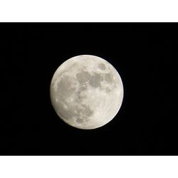 Low angle view of moon in sky