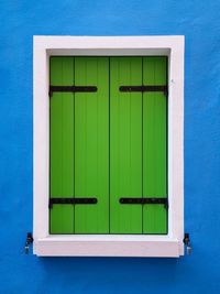 Close-up of closed door