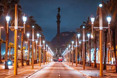 Columbus monument. barcelona 2023.