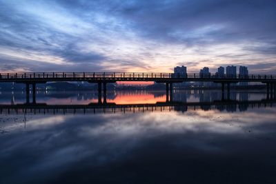 Sunrise over the lake