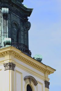 Low angle view of historical building against sky