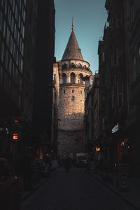 Street amidst buildings in city