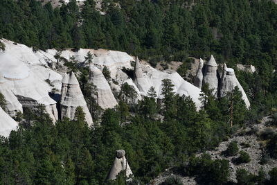 Scenic view of rocky mountains