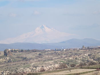 Scenic view of landscape against sky