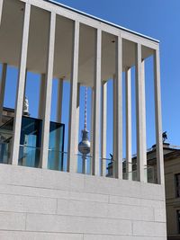 Low angle view of building against sky