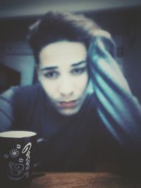 Portrait of young woman